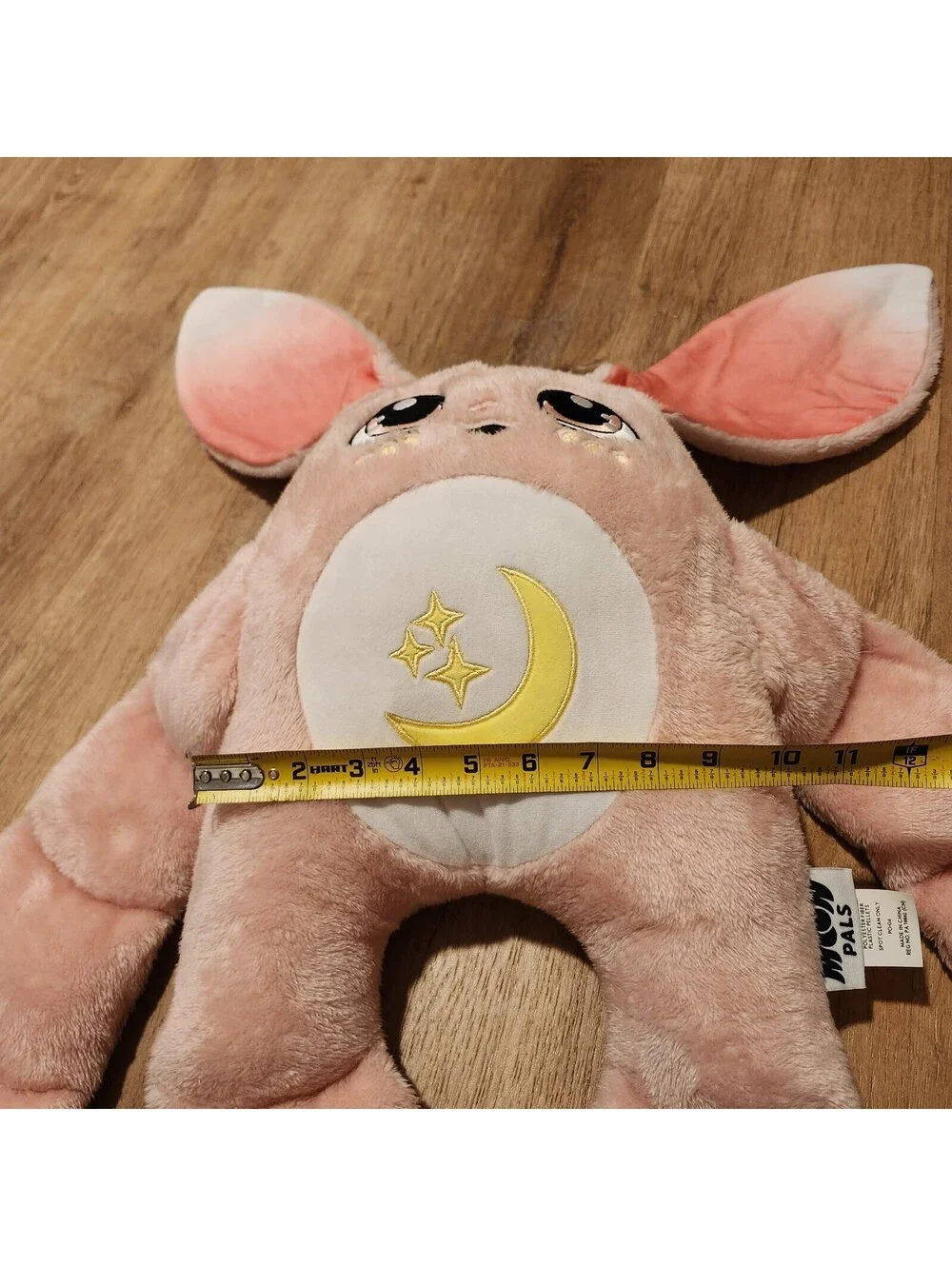 Moon Pals Mylo Pink Bunny Weighted Stuffed Plush Toy Sensory Therapeutic 5lb EUC